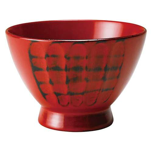 汁椀 羽反つき彫 (大) 根来/業務用/新品/小物送料対象商品