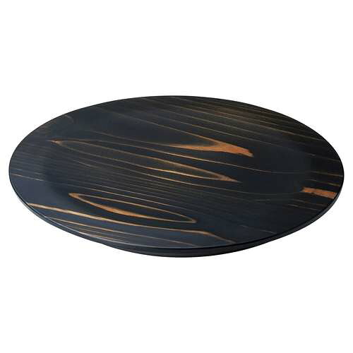 杉・木皿 黒彩色(大) /業務用/新品/小物送料対象商品