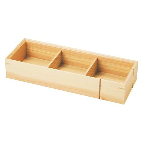 ■商品説明■商品名：桧 縁(えにし)長角料理箱(3ッ仕切)メーカー：ヤマコーメーカー品番：21-154-03外形寸法：幅31.7×11.3×6cm(mm)お届け数：1商品コード：38239【配送料について】【ご注意】画面上の色はブラウザやご使用のパソコンの設定により実物と異なる場合があります。