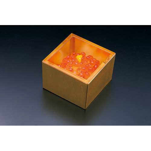 業務用厨房のテンポスの金箔貼りクリア枡(5勺)/業務用/新品/小物送料対象商品｜アングル3