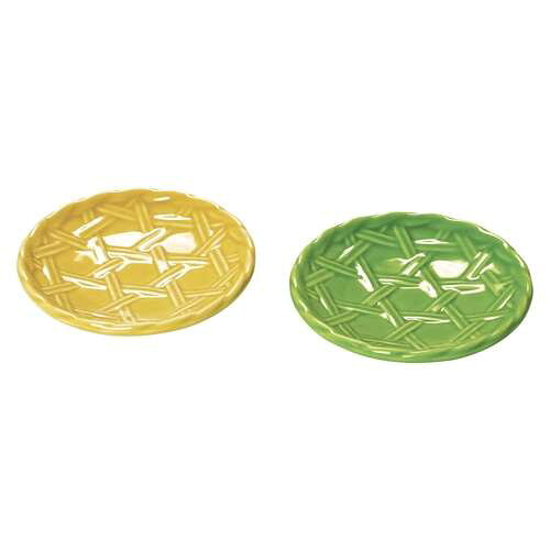 六ツ目ざる小皿 白竹色/業務用/新品/小物送料対象商品
