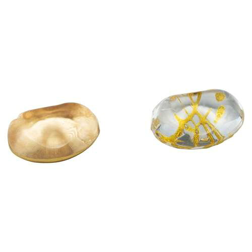 ■商品説明■商品名：硝子豆箸置(金糸)メーカー：ヤマコーメーカー品番：21-356-05外形寸法：幅3.5×2.5×1.4cm(mm)お届け数：1商品コード：08818【配送料について】【ご注意】画面上の色はブラウザやご使用のパソコンの設定により実物と異なる場合があります。