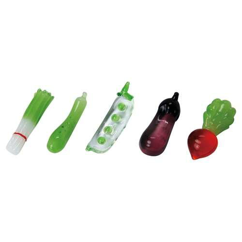 硝子箸置 野菜(しろねぎ)/業務用/新品/小物送料対象商品
