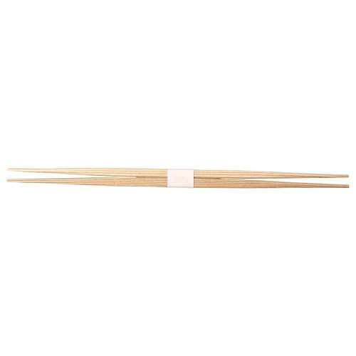 吉野杉・らんちゅう箸 白杉(白帯付) 50膳/業務用/新品/小物送料対象商品