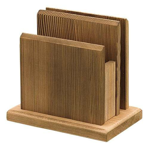 焼杉メニューナプキン立/業務用/新品/小物送料対象商品
