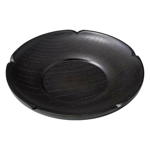 木製茶托・華 黒摺/業務用/新品/小�