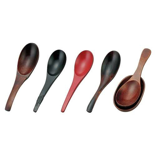 木製レンゲ(朱)/業務用/新品/小物送料対象商品