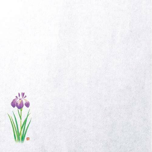 四季耐油天紙(小)菖蒲 (100枚入)/業務用/新品/小物送料対象商品