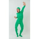 おもしろ着ぐるみ 全身タイツ 緑 L/業務用/新品/小物送料対象商品(3)