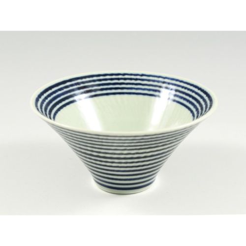 有田焼 藍駒 反碗(中)(10枚入)/業務用/新品/小物送料対象商品