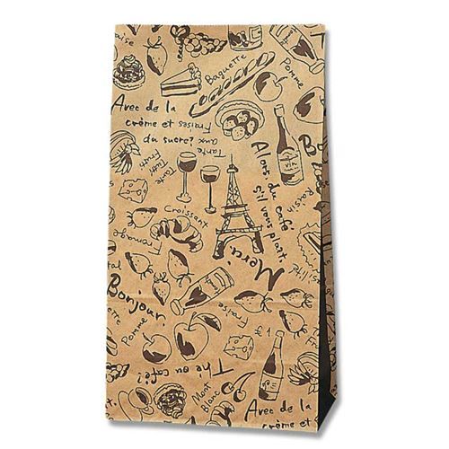 HEIKO 紙袋 角底袋 No.6 未晒ブランチ 100枚/業務用/新品/小物送料対象商品