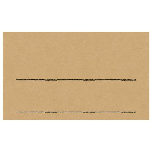 Promotion - 手書きPOP用カード 名刺サイズ クラフト 16-1753 10枚入×5冊/業務用/新品/小物送料対象商品