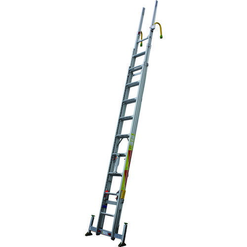 ナカオ 3連伸縮ハシゴ レン太 7m アウトリガー 屋根上セット付 在庫色：紺 品番：3REN7.0Y/送料無料