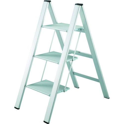 TRUSCO アルミ製スリムステップ 3段 天板高0.78m 在庫色：黄 品番：HSS380【送料無料】