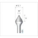ナカニシ 超硬カッター テーパー(シングルカット)刃径12.7mm 刃長11mm/業務用/新品/小物送料対象商品(4)