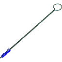 TRUSCO 小径パイプブラシ 4mm HACCP対応 ブルー/業務用/新品/小物送料対象商品(3)
