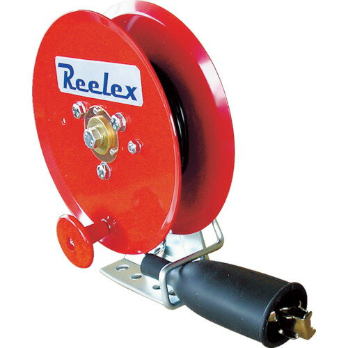 Reelex 手動巻アースリール 0.75SQ×10m 50Aアースクリップ付/ER410M/業務用/新品/小物送料対象商品