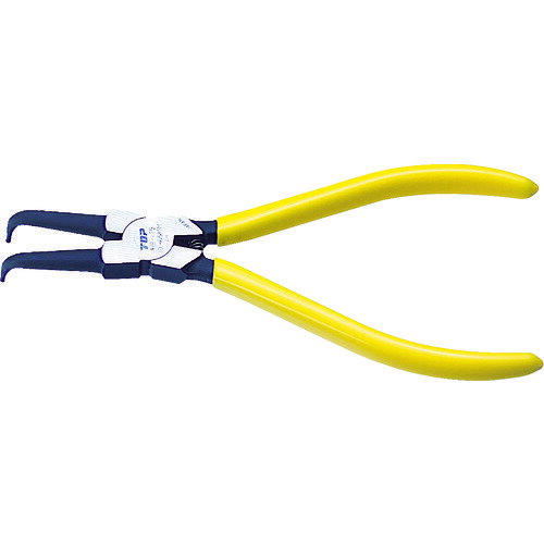 TOP スナップリングプライヤ穴用曲爪 175mm 使用範囲19~65mm/業務用/新品/小物送料対象商品