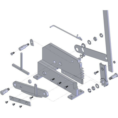 TRUSCO 板金用切断機 レバーシャP-4用