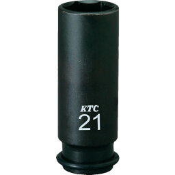 KTC 9.5sq.インパクトレンチ用ソケット(ディープ薄肉) 対辺寸法21mm 差込角9.5mm 6角/業務用/新品/小物送料対象商品