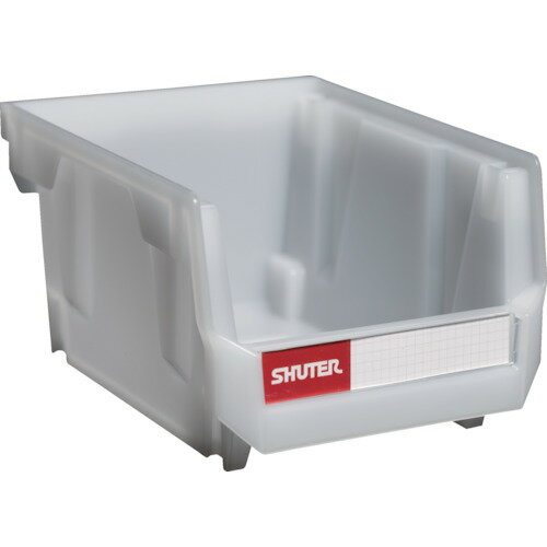 SHUTER スタッキングコンテナ 0.6L 白半透明/業務用/新品/小物送料対象商品 1