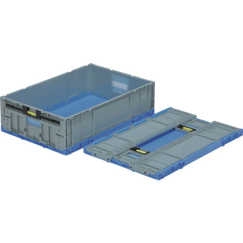 サンコー 折りたたみコンテナー 558460 オリコンEP39B-SWブルー/ライトグレー/業務用/新品/小物送料対象商品