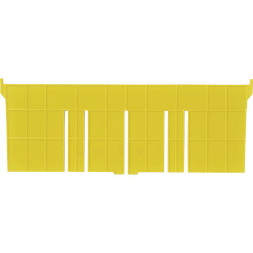 DIC F型コンテナF-12用長手用仕切板 外寸:365×136 黄/業務用/新品/小物送料対象商品