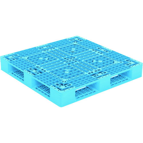 サンコー プラスチックパレット 812331 D4-1111-16ライトブルー/業務用/新品/送料無料