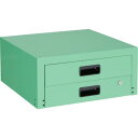 TRUSCO ツールワゴン ラビットワゴン用引出2段 500×500 ヤンググリーン/業務用/新品/送料無料(4)