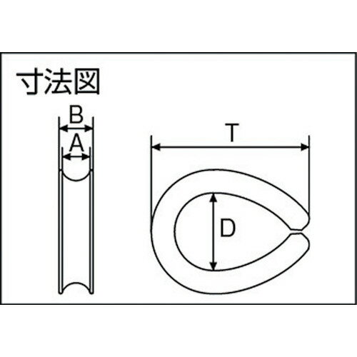 水本 ステンレス A型シンブル 使用ロープ径10mm/業務用/新品/小物送料対象商品 3