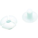 TRUSCO プラスチック留め具 フランジ径12mm板厚8.0mm以下用20S入/業務用/新品/小物送料対象商品(4)