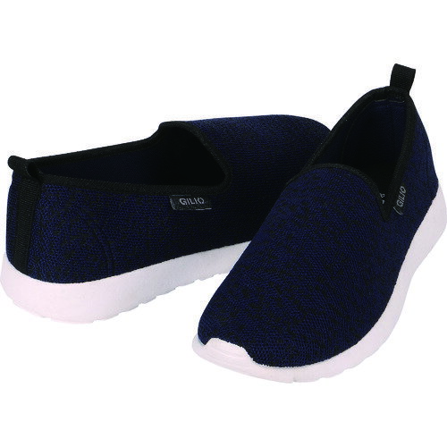 カジメイク 6408 GILIO エグゼクティブシューズ ネイビー 25/業務用/新品/小物送料対象商品