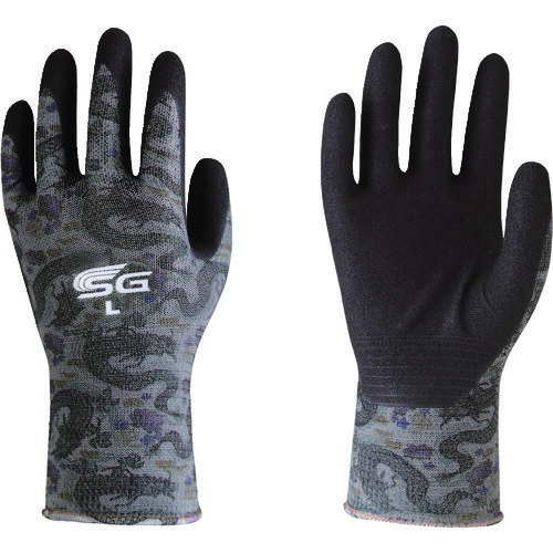 トワロン ニトリル背抜き手袋 SG-A047 ドラゴングレー L/業務用/新品/小物送料対象商品