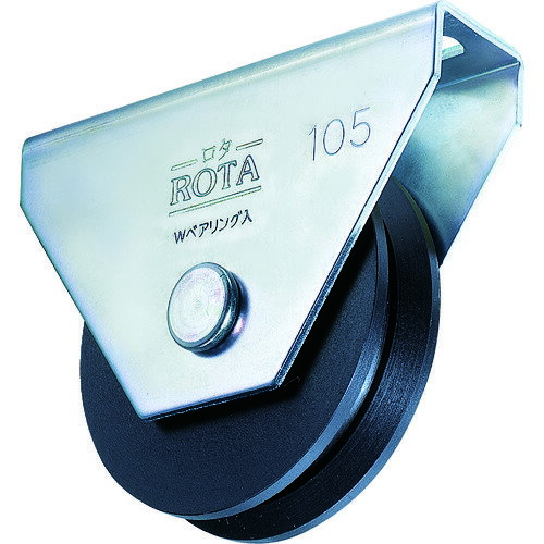 ヨコヅナ ロタ・重量戸車 90mm V型/業務用/新品/小物送料対象商品