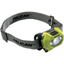 商品情報商品名：PELICAN 2765 ヘッドアップライト 黄(防爆)/276500103245型式：2577413JANコード：19428155872メーカー：PELICAN　PRODUCTS社お届け数（合計）：1重量：96g原産国：中国特徴●メインモード、メイン&ダウンキャストハイモード、メイン&ダウンキャストローモード、ダウンキャストモードの光量調整が可能です。●頭を45度まで下に回転できます。●ナイトヴィジョンモード搭載です。●バッテリーの残量が分かるインジケーターを搭載しています。●点滅モードで安全に配慮した設定も可能です。仕様●明るさ(lm)：34〜155●色：イエロー●幅(mm)：57●奥行(mm)：40●高さ(mm)：45●電源(V)：単4形アルカリ乾電池(3個)付属●最大点灯時間(h)：約6.25時間(メインモード)、約5.5時間(メイン＆ダウンキャストハイモード)、約8時間(メイン＆ダウンキャストローモード)、約14時間（ダウンキャストモード）●保護等級：IPX4●電源：単4形アルカリ乾電池(3個）付属●IECEx ia規格適合品●防爆規格 Class［［R1］］、Division1●照射距離：10m(ダウンキャストモード時)〜81m(メインモード時)注意事項※電球交換できません。※LEDは決して直視しないでください。配送料について配送料金は、「小物送料」と記載のある商品総額が15,000円未満の場合、別途送料として800円（税別）頂戴いたします。北海道1,500円（税別）、沖縄2,000円（税別）頂戴いたします。東京都島しょ部、離島については、ご注文後に改めて送料をお見積り致します。予めご了承下さい。【ご注意】画面上の色はブラウザやご使用のパソコンの設定により実物と異なる場合があります。