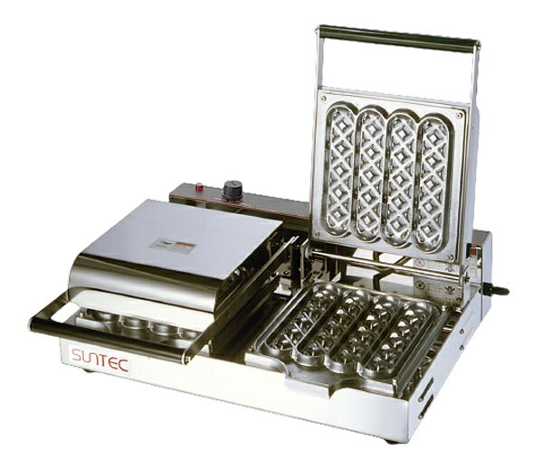【プロ用/新品】【サンテック】ワッフルバータイプ BS-2 幅510×奥行445×高さ180(mm) AC100V【送料無料】