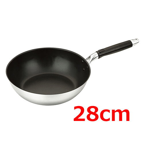 Ih Incompatible - MTI IHミラー炒め鍋 28cm HSUF2816/業務用/新品/小物送料対象商品