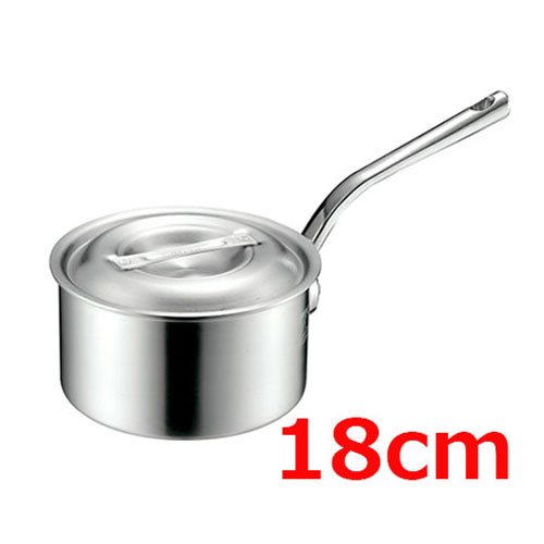 Ih Incompatible - MTIプロガスト アルミ深型片手鍋 18cm(目盛付)/業務用/新品/小物送料対象商品
