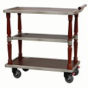 オリジナル サービスワゴン3段 中型 T13WAGON-M 幅815×奥行425×高さ800/業務用/新品/送料無料/テンポス