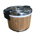 業務用 新品 保温ジャー 3升(木目) TBHJ-300W 幅450×奥行390×高さ315(mm)/送料無料/テンポス