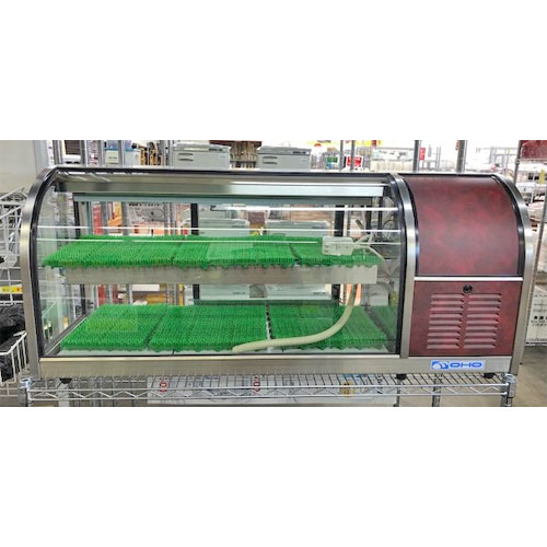 【業界最長1年保証】【中古】冷蔵コールドケース 大穂製作所 OHLMC-1200RB 幅1200×奥行400×高さ515 【送料別途見積】【業務用】【飲食店 店舗 厨房機器 卓上型ショーケース 業務用卓上型ショーケース】