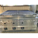 【中古】ハースグリラー マルゼン RCB-PF097 幅900×奥行750×高さ800 LPG(プロパンガス) 【送料別途見積】【業務用】【飲食店 店舗 厨房機...