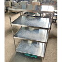 【中古】業務用ラック 幅900×奥行600×高さ1380 【送料別途見積】【業務用】【飲食店 店舗 厨房機器 食器棚 業務用食器棚】