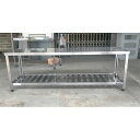 【中古】コンロ台 東製作所(アズマ) 幅1900×奥行600×高さ650 【送料別途見積】【業務用】【飲食店 店舗 厨房機器 ガス台 業務用ガス台】