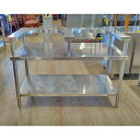 【中古】作業台 幅1200×奥行600×高さ850 【送料別途見積】【業務用】【飲食店 店舗 厨房機器 作業台 業務用作業台】