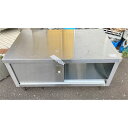 【中古】コンロ台 キャビネット付き 幅1200×奥行750×高さ600 【送料別途見積】【業務用】【飲食店 店舗 厨房機器 ガス台 業務用ガス台】