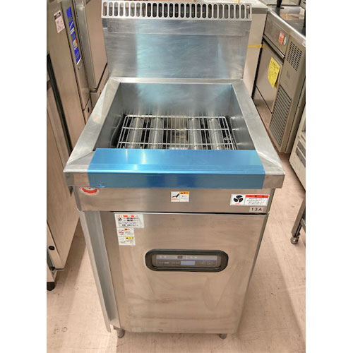 【業界最長1年保証】【中古】ガスフライヤー マルゼン MXF-046B 幅450×奥行600×高さ800 都市ガス 【送..