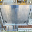 【中古】吊戸棚 下平棚付き 幅950×奥行350×高さ1100 【送料別途見積】【業務用】【飲食店 店舗 厨房機器 吊戸棚 業務用吊戸棚】