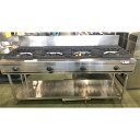 【業界最長1年保証】【中古】ガステーブル タニコー TSGT-1840A 幅1800×奥行750×高さ850 都市ガス 【送料別途見積】【業務用】【飲食店 店舗...