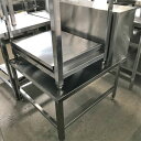 【中古】コンロ台 BGあり 幅750×奥行850×高さ530 【送料別途見積】【業務用】【飲食店 店舗 厨房機器 ガス台 業務用ガス台】